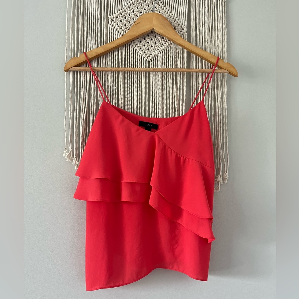 WORN ONCE; Bright Pink, J. Crew, Spaghetti Strap, Shirt